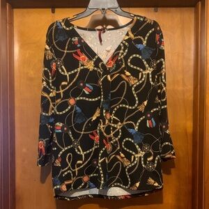 Love Scarlett Size L Black Link Top